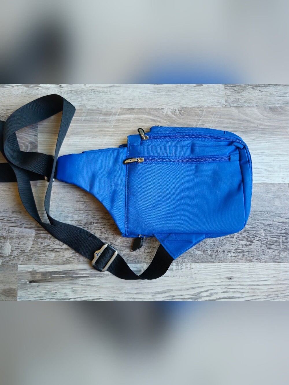 Travelon Blue Anti Theft Crossbody Travel Bag Organizer RFID Shoulder Purse